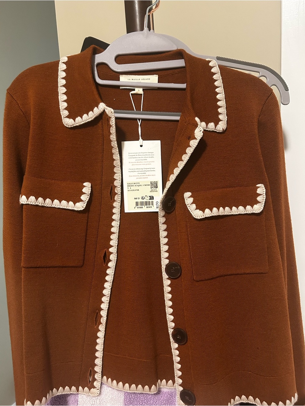 Nwt Sezane Betty Cardigan - Picture 2 of 2